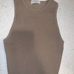 Babaton ribbed top size xs